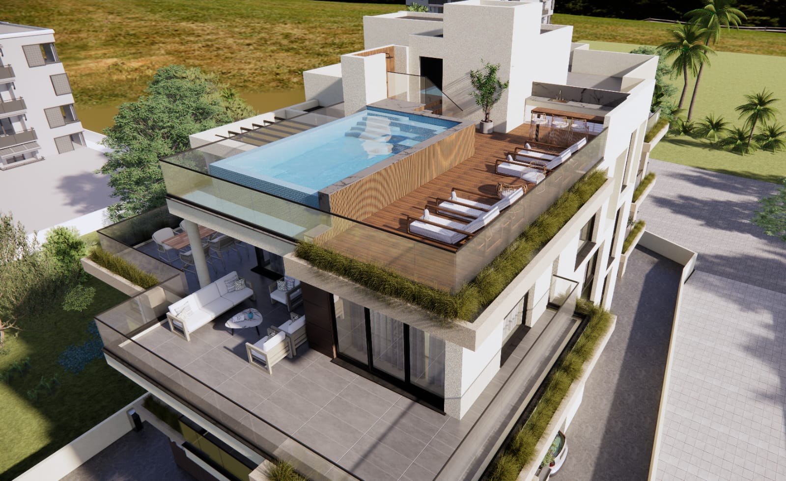 Luxury 2 bedroom apartmentg in Livadia
