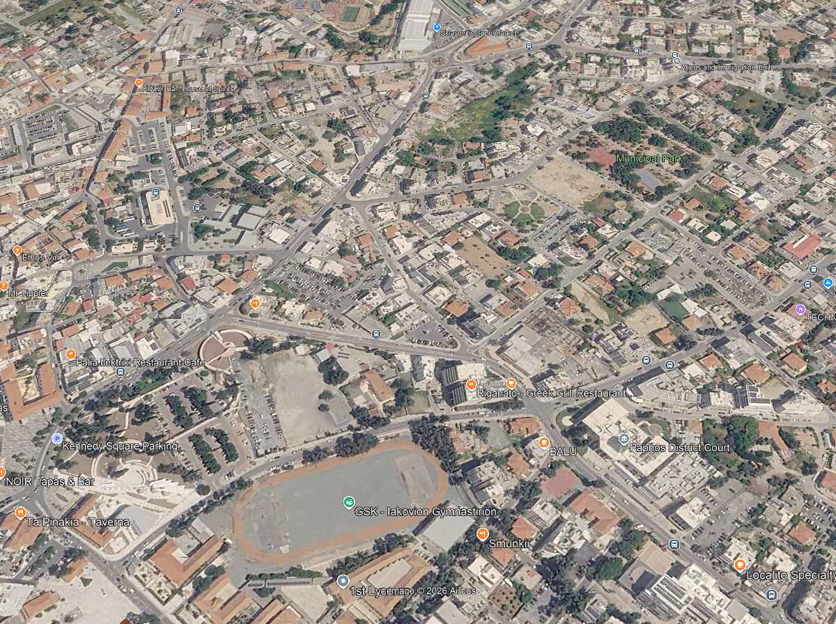 Prime Commercial Development Site in Paphos City Centre – 2,288m²