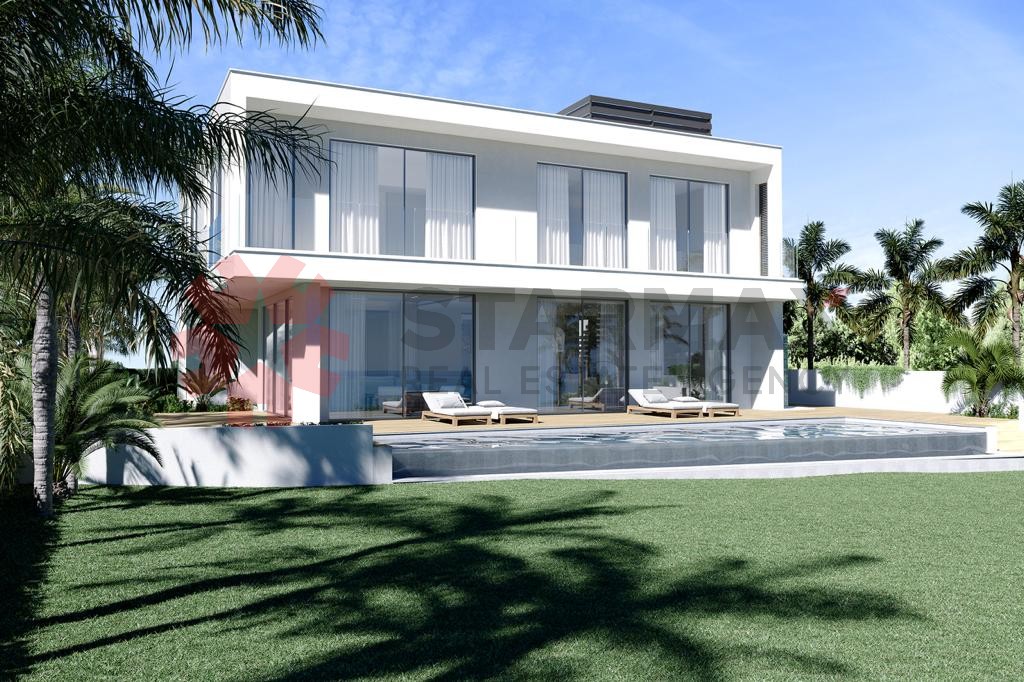 Luxury 7-Bedroom Beachfront Villa in Protaras with Private Pool