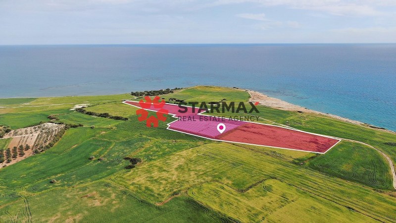 SEA FRONT LARGE TOURISTIC FIELD FOR SALE IN MAZOTOS, LARNACA